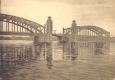 Ленинград Охтинский мост ночью Открытка Государственное издательство 1930 г инфо 3047y.