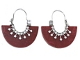 Серьги, серебро 925, коралл 010 01 21-02237 2010 г инфо 10028y.