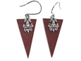Серьги, серебро 925, коралл 010 01 21-02298 2010 г инфо 10034y.
