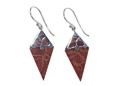 Серьги, серебро 925, коралл 010 01 21-02289 2010 г инфо 10049y.