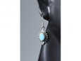 Серьги, серебро 925, бирюза прессов 001 01 21-01622 2009 г инфо 10108y.