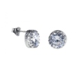 Серьги, серебро 925, циркон 005 01 21-03320 2010 г инфо 10207y.