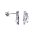 Серьги, серебро 925, 2 бриллианта -0,02 007 01 21sk-00379 2010 г инфо 10210y.