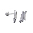 Серьги, серебро 925, 2 бриллианта -0,02 007 01 21sk-00386 2010 г инфо 10213y.