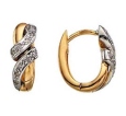 Серьги с бриллиантами ECE0202NBRDA-OL-R 2009 г инфо 13197o.