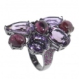 Кольцо Серебро 925 рубин-20-0, 50ct гранат-4-8, 50ct 034 354 02 21-04228 2010 г инфо 13361o.