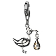 Талисман Hot diamonds из серебра с бриллиантом DT146 2010 г инфо 13405o.